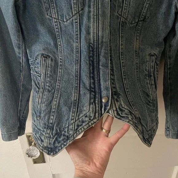 Vintage Harley Davidson womens Jeans Jacket Size S - rare vintage find - Picture 2 of 12